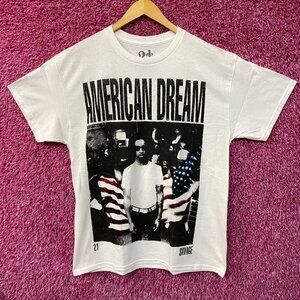 21 Savage American Dream Flag Portrait T-Shirt Large